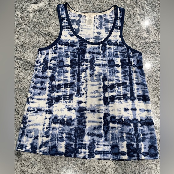 Lucky Brand | Blu/White | Tie Dye | Tank | Buttery Soft Fabric | Medium - Picture 2 of 9